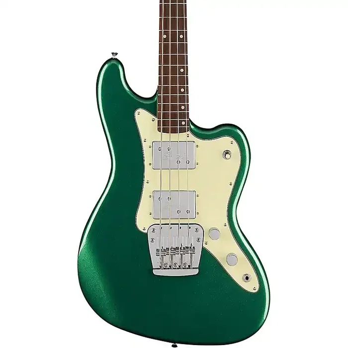 Squier Paranormal Rascal Bass HH Guitar Sherwood Green Guitar Center
