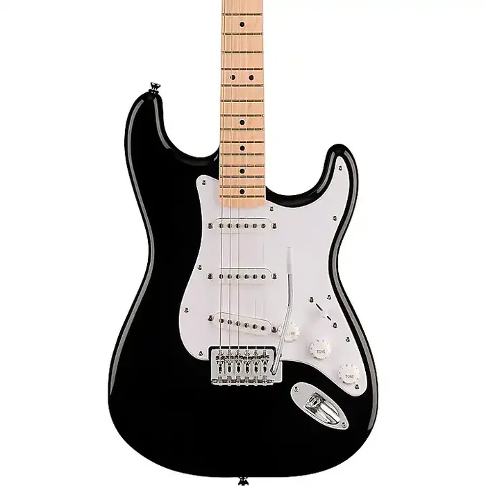 Squier Sonic Stratocaster Maple Fingerboard Electric Guitar Black Guitar Center