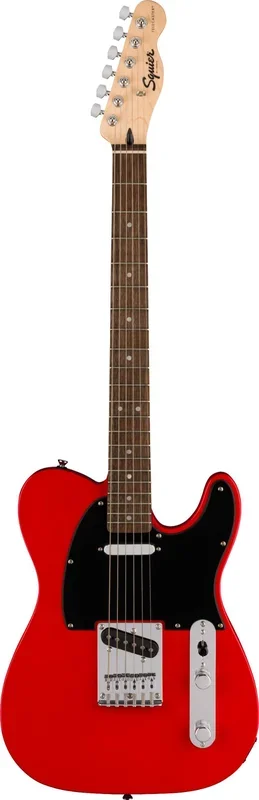 Squier Sonic Telecaster – Laurel Fingerboard – Black Pickguard – Torino Red