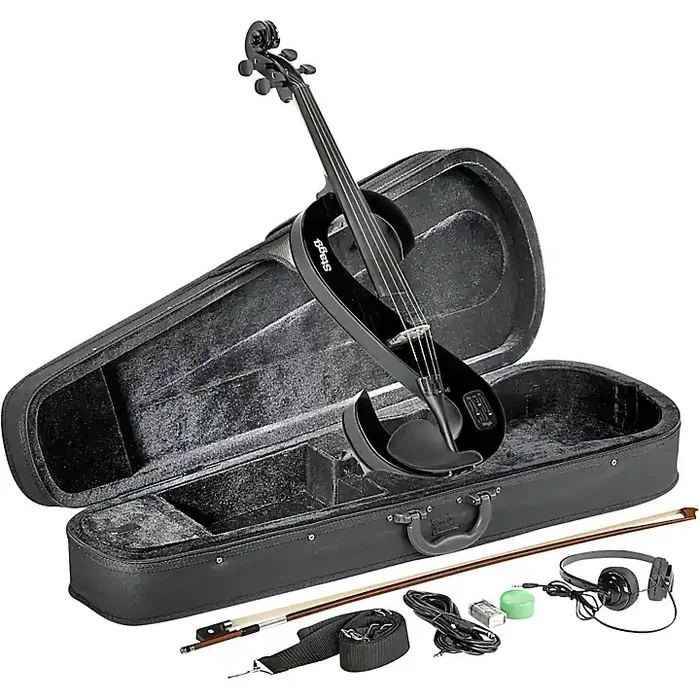 Stagg EVA 44 Series Electric Viola Outfit Black Guitar Center