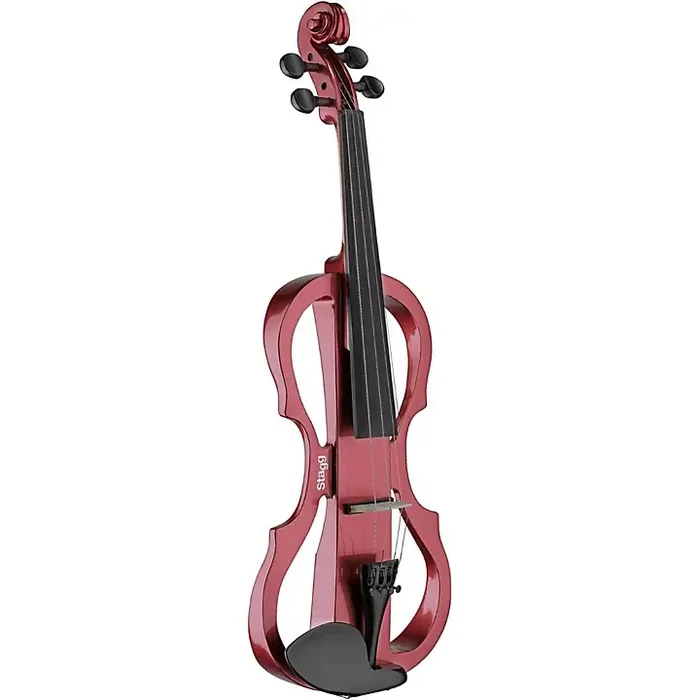 Stagg EVN X-4/4 Series Electric Violin Outfit Metallic Red Guitar Center