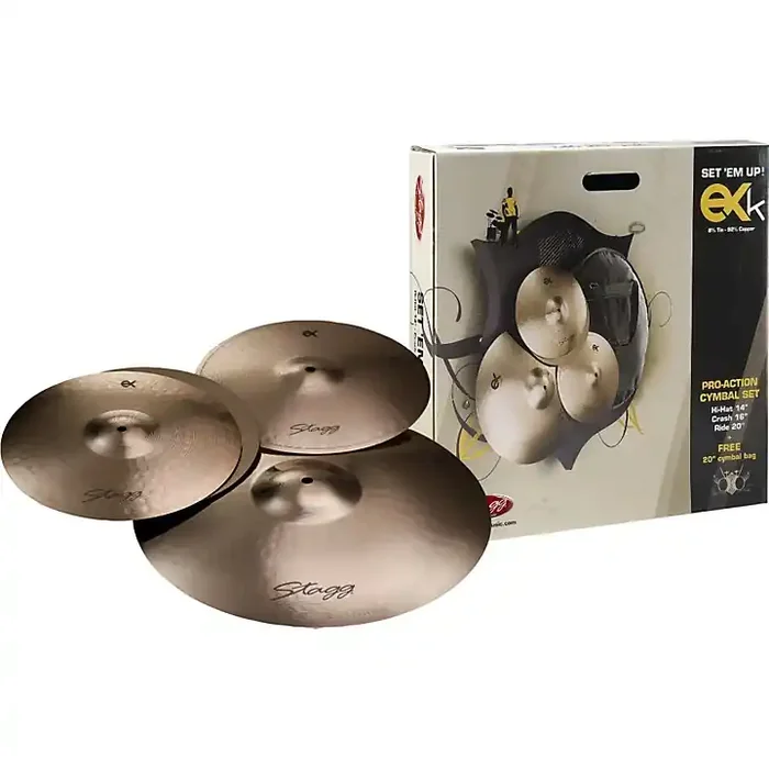 Stagg EXK Cymbal Set Guitar Center