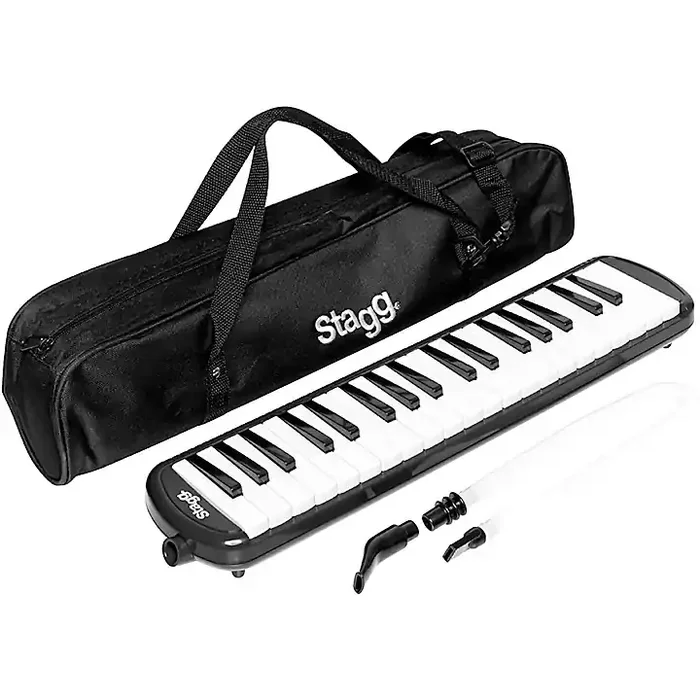 Stagg Melodica with 37 Keys Black Guitar Center