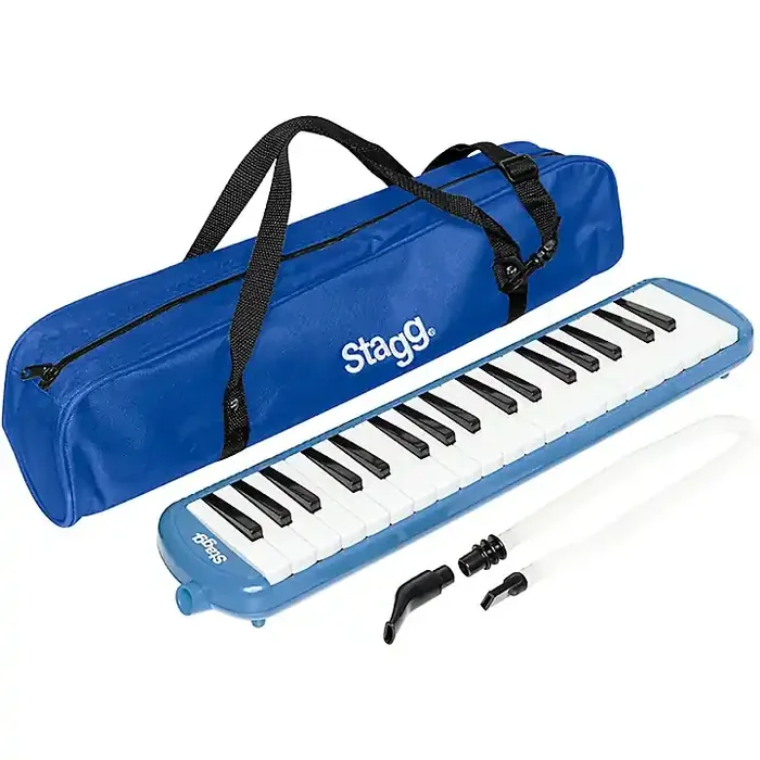 Stagg Melodica with 37 Keys Blue Guitar Center