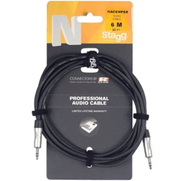 Stagg Pro 6M Mini Jack-Mini Jack Stereo/Aux Cable