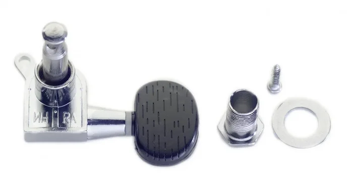 STAGG SP-MHWS-CHBB 3+3 ACOUSTIC OR ELECTRIC DIECAST MACHINE HEADS SET BLACK – 882030242953