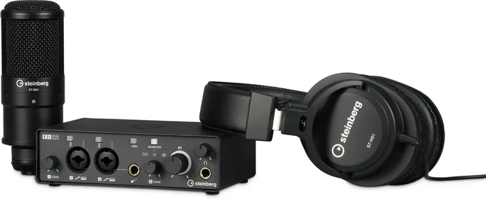 Steinberg IXO Recording Pack – IXO22 Interface with Headphones, Microphone & Software Package