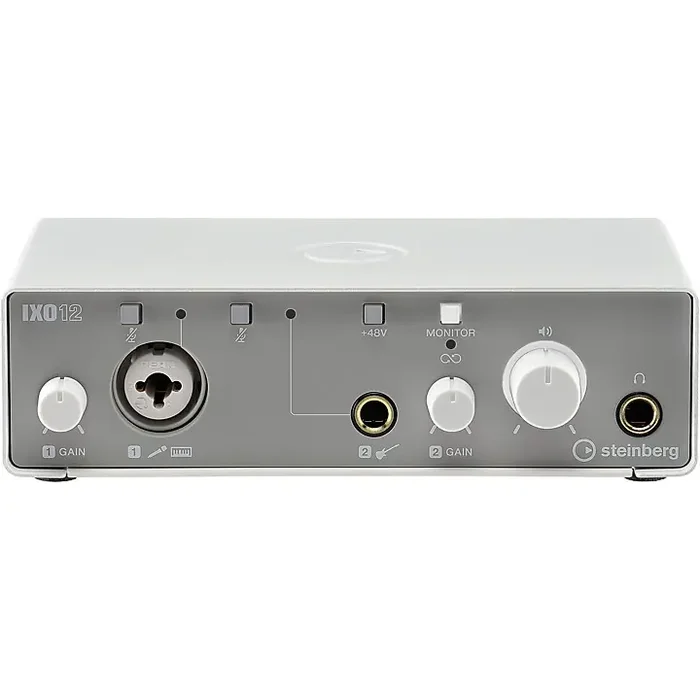 Steinberg IXO12 Audio Interface with One Mic Preamp White Guitar Center