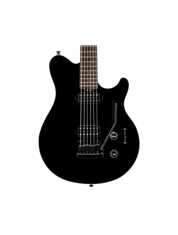Sterling by Music Man Axis Electric Guitar – Black w/White Binding