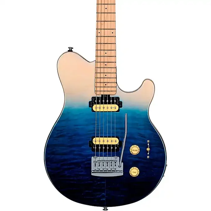 Sterling by Music Man Axis Quilted Maple Electric Guitar Spectrum Blue Guitar Center