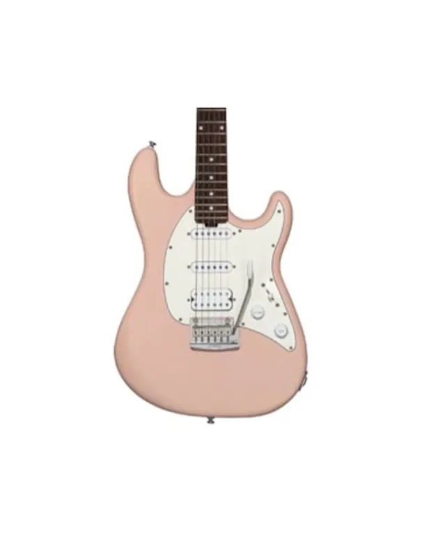 Sterling by Music Man Cutlass HSS Electric Guitar – Pueblo Pink Satin