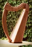 Stoney End Brittany 22 String Harp Package, Walnut