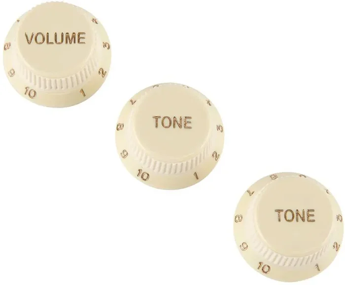 Stratocaster® Soft Touch Knobs, Aged White
