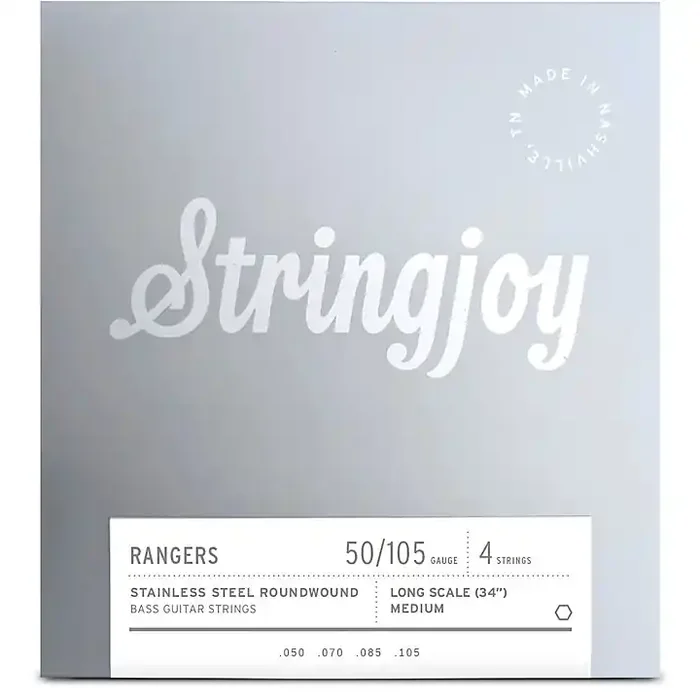 Stringjoy Rangers 4 String Long Scale Stainless Steel Bass Guitar Strings 50 – 105 Guitar Center