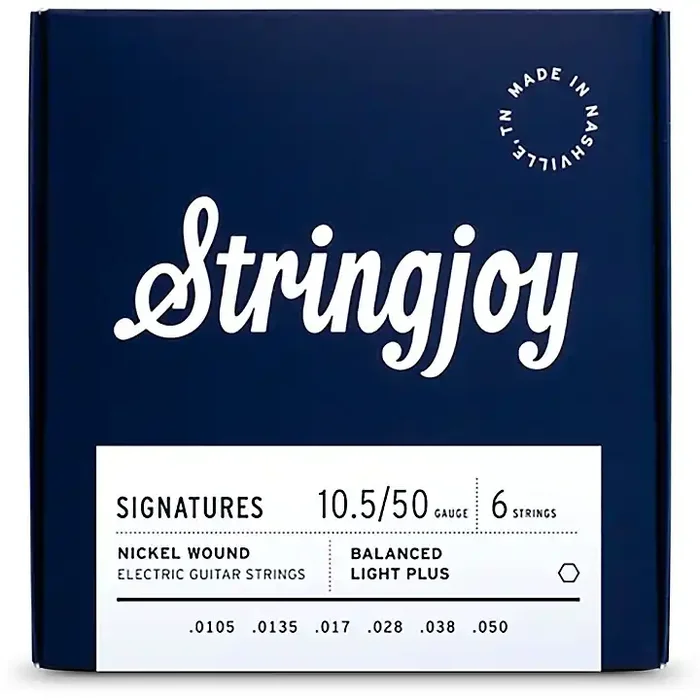 Stringjoy Signatures 6 String Nickel Wound Electric Guitar Strings 10.5 – 50 Guitar Center