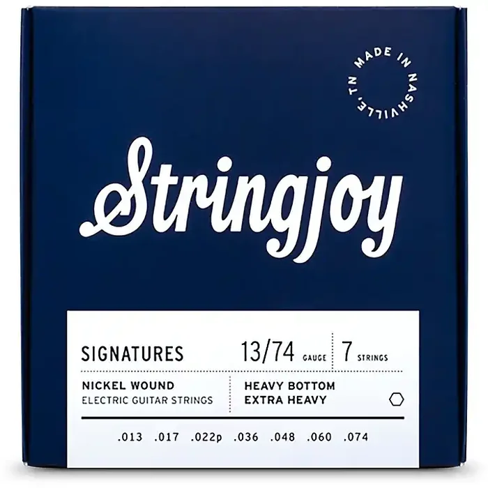 Stringjoy Signatures 7 String Nickel Wound Electric Guitar Strings 13 – 74 Guitar Center