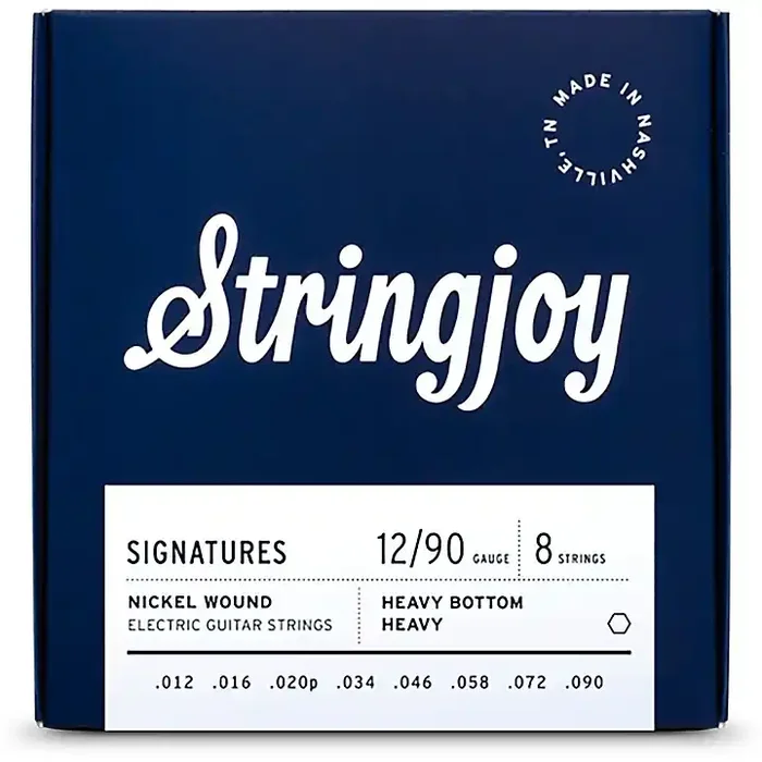 Stringjoy Signatures 8 String Nickel Wound Electric Guitar Strings 12 – 90 Guitar Center