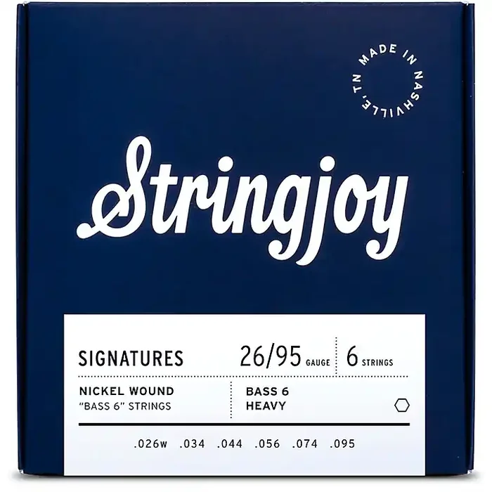 Stringjoy Signatures Bass VI Nickel Wound Guitar Strings 26 – 95 Guitar Center