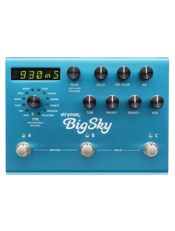 Strymon BigSky Multi-Reverb Effect Pedal – Used