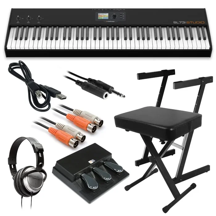 Studiologic SL73 Studio Keyboard Controller KEY ESSENTIALS BUNDLE