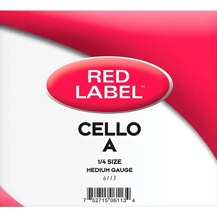 Super Sensitive Red Label Series Cello A String 1/4 Size, Medium Guitar Center