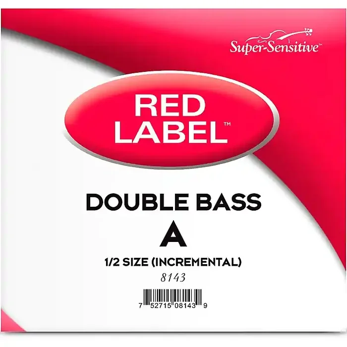 Super Sensitive Red Label Series Double Bass A String 1/2 Size, Medium Guitar Center