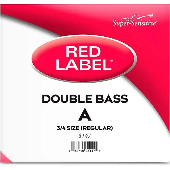 Super Sensitive Red Label Series Double Bass A String 3/4 Size, Medium Guitar Center