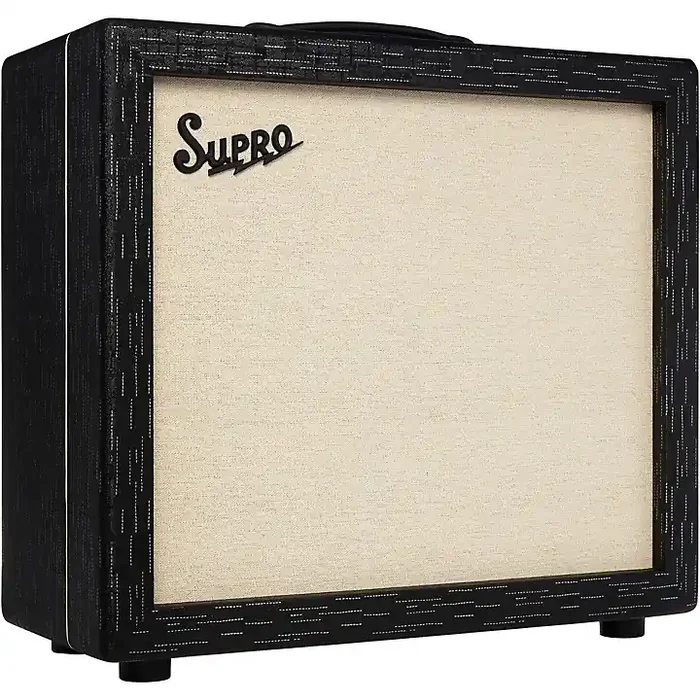 Supro Royale 1×12 Extension 75W Guitar Cabinet Black Scandia Guitar Center