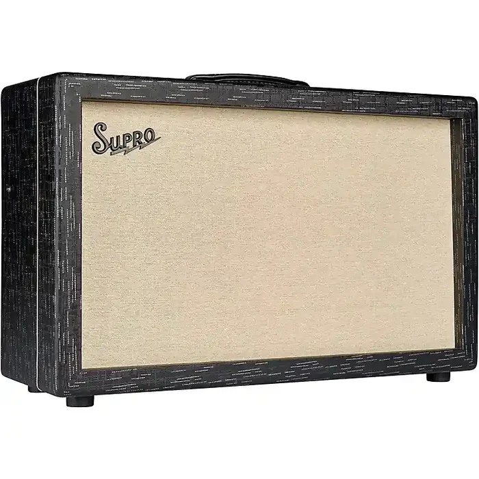 Supro Royale 1933r 2×12 Guitar Tube Combo Amp Black Scandia Guitar Center
