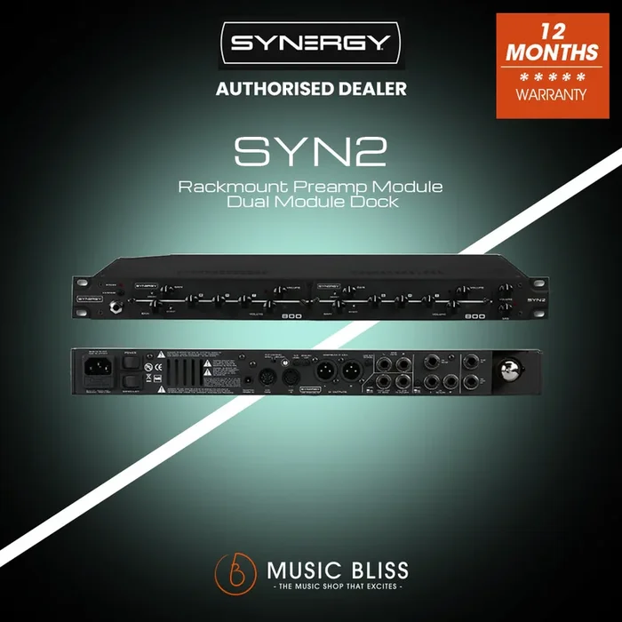 Synergy SYN2 Rackmount Preamp Module Dual Module Dock