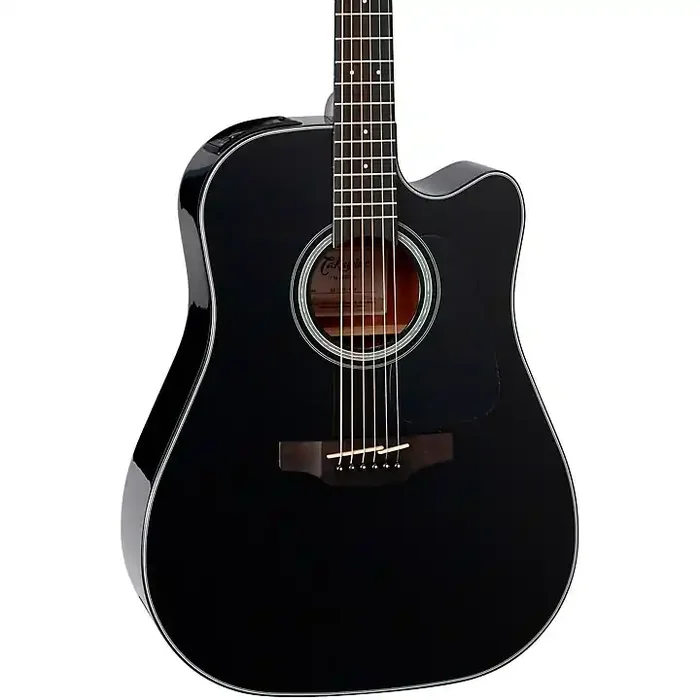 Takamine G Series GD30CE Dreadnought Cutaway Acoustic-Electric Guitar Gloss Black Guitar Center
