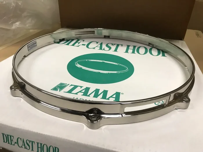 Tama 13 in. 8 Ear Brushed Nickel Die-Cast Snare Side Hoop MIJ – 2025