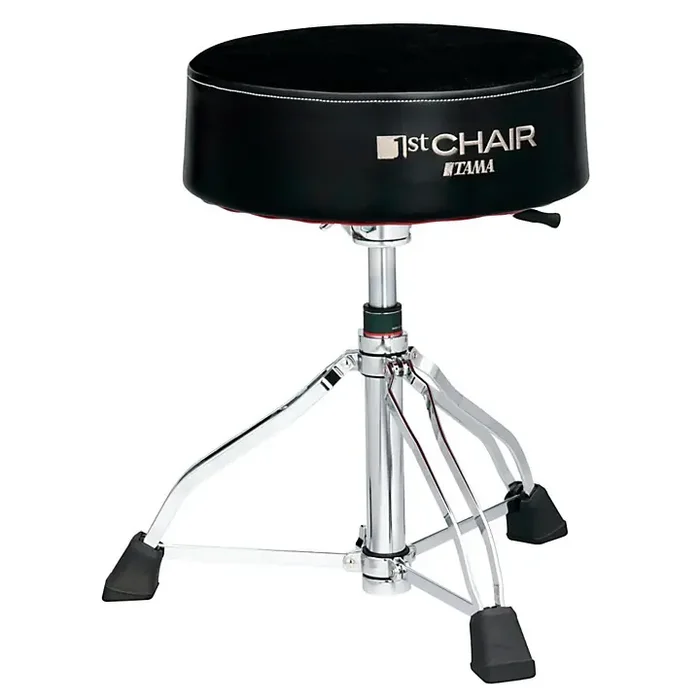 TAMA 1st Chair Round Rider XL Drum Throne Hydraulix Cloth Top Black Guitar Center