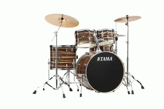 Tama IP52H6W Imperialstar 5pc Drum Kit w/22 Bass Drum – COFFEE TEAK WRAP
