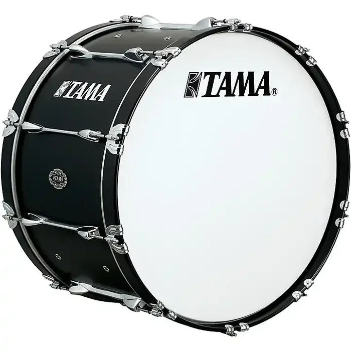 Tama Marching Fieldstar Marching Bass Drum, Satin Black 26 x 14 in. Guitar Center
