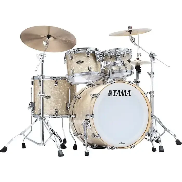 TAMA Starclassic Walnut/Birch 4-Piece Shell Pack With 22″ Bass Drum Vintage Marine Pearl Guitar Center