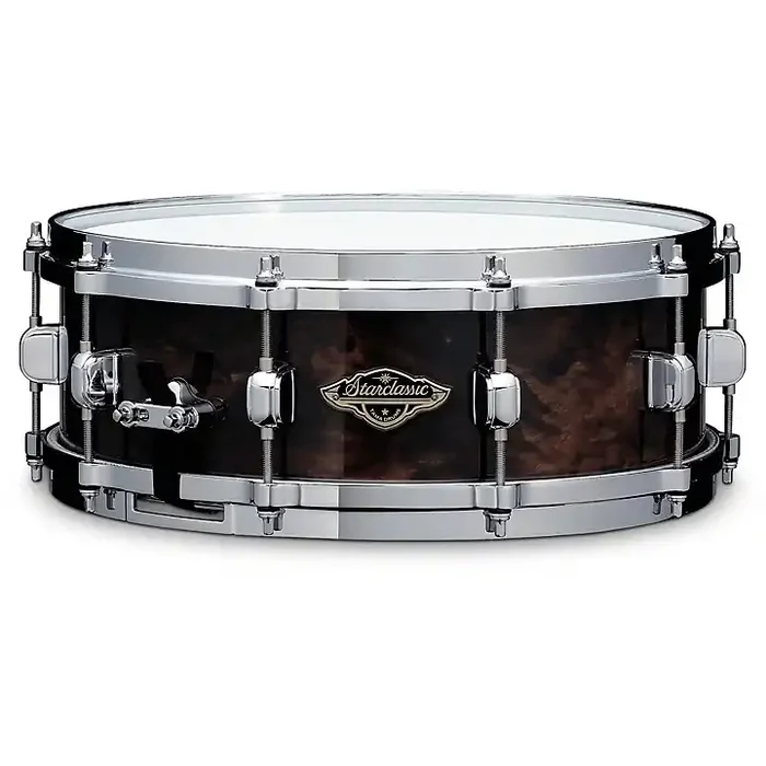 TAMA Starclassic Walnut/Birch Snare Drum With Chrome Shell Hardware 14 x 5 in. Gloss Black Walnut Burl Guitar Center