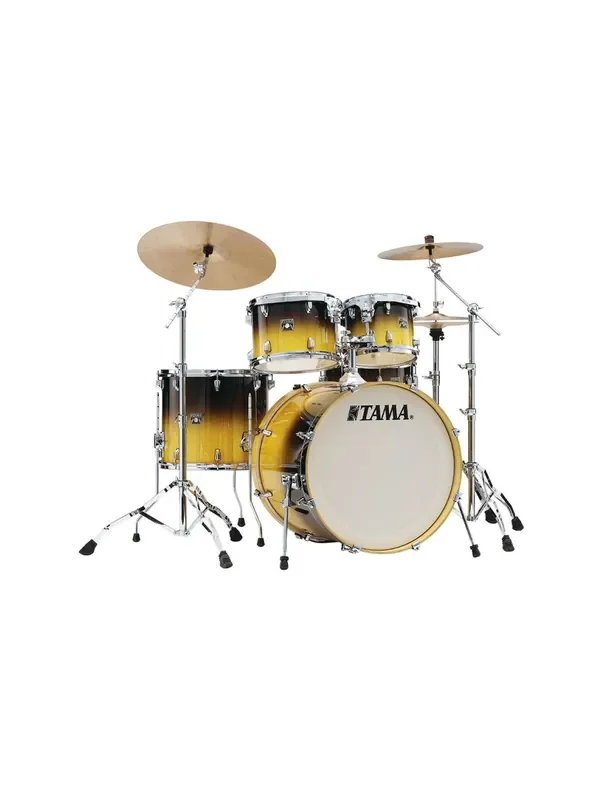 Tama Superstar Classic 5-pc Shell Pack w/22″ Kick – Gloss Lacebark Pine Fade