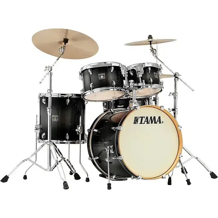 TAMA Superstar Classic 5-Piece Shell Pack With 20″ Bass Drum Transparent Black Burst Guitar Center