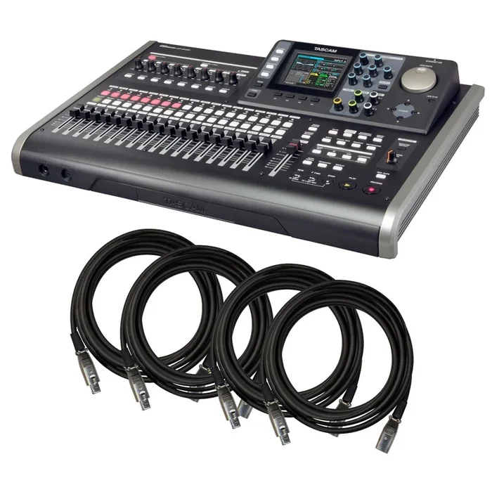 TASCAM DP-24SD Digital Portastudio BONUS PAK