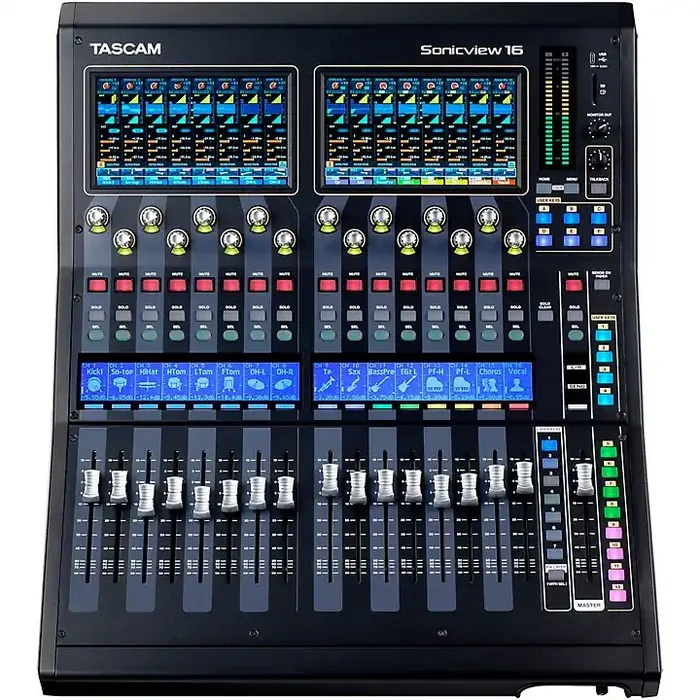 TASCAM Sonicview 16XP 16-Channel Multi-Track Recording & Digital Mixer Guitar Center