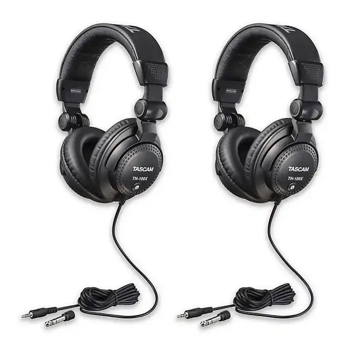 TASCAM TH-100X Studio Headphones 2-Pack Guitar Center