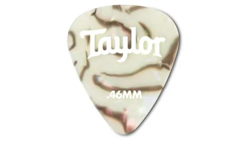 Taylor Celluloid 351 Picks, Abalone, 0.71mm, 12-Pk