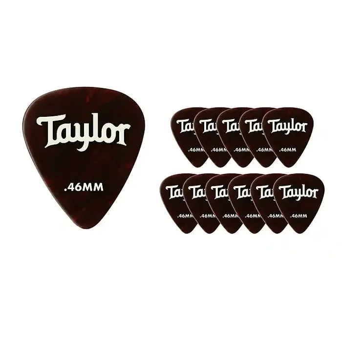 Taylor Celluloid 351 Picks Tortoise Shell .46 mm 12 Pack Guitar Center