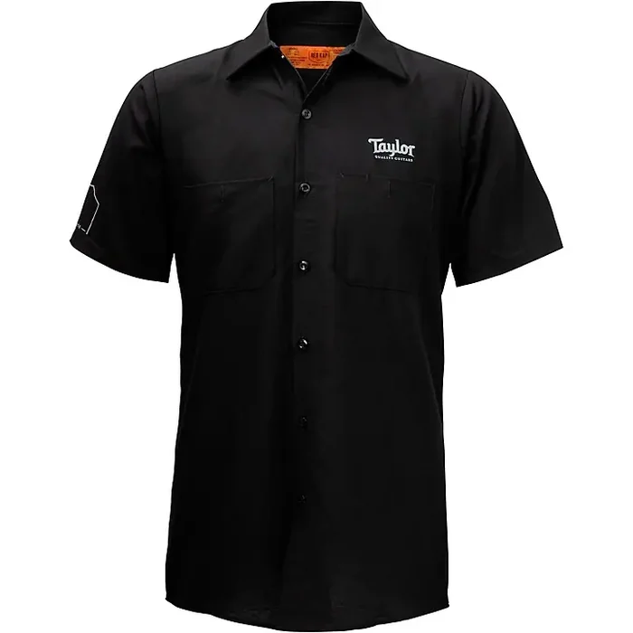 Taylor Crown Logo Work Shirt Medium Black Guitar Center