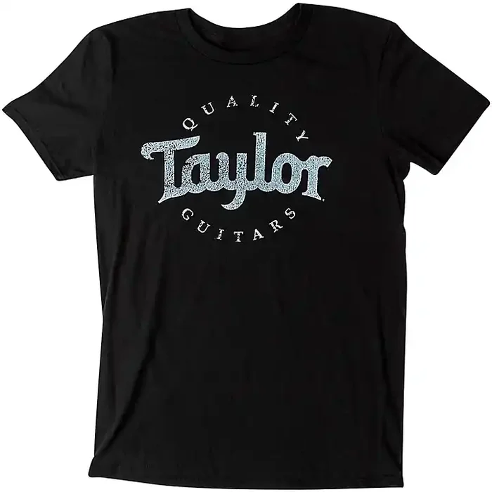 Taylor Distressed Logo T-Shirt XX Large Black Guitar Center