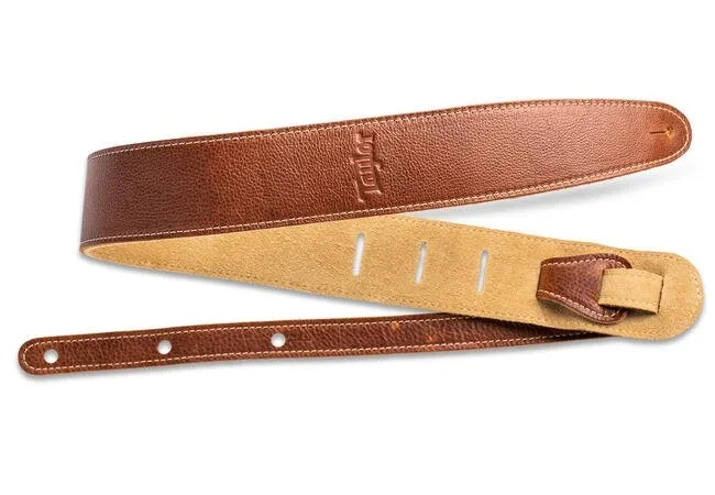 Taylor Strap Medium Brown Leather with Suede Back – Andertons Music Co