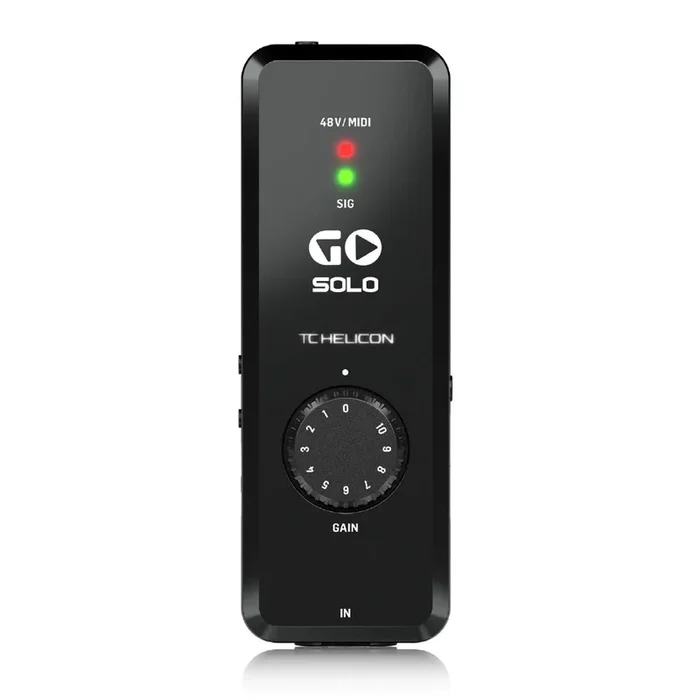 TC Helicon Go Solo High-Definition Audio / MIDI Interface