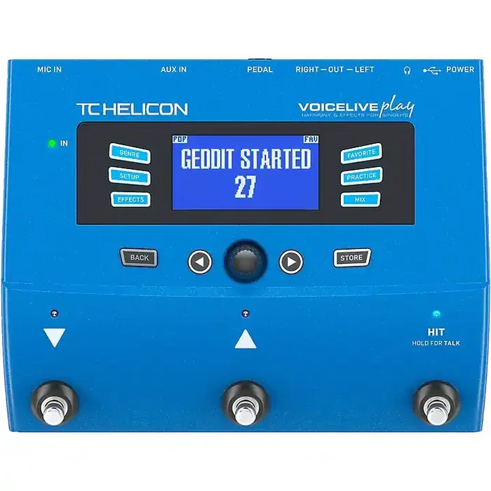 TC Helicon VoiceLive Play Vocal Effects Pedal Guitar Center
