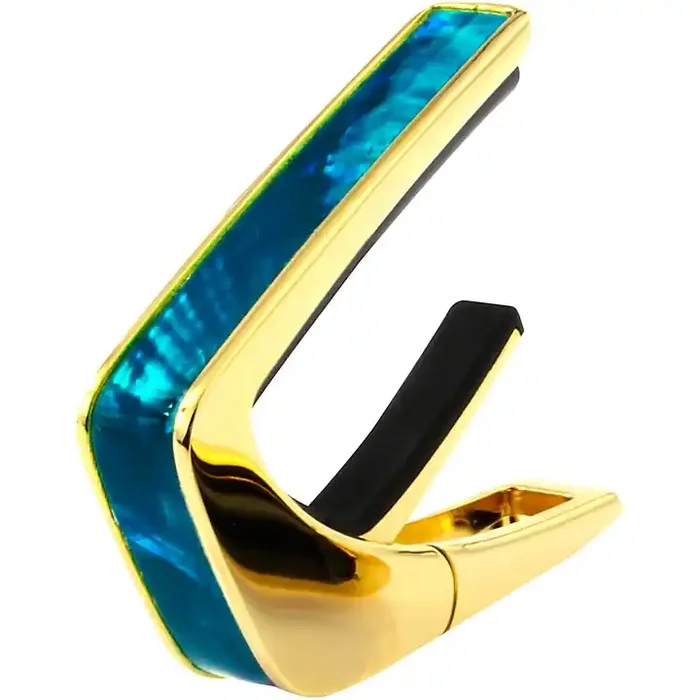 Thalia Exotic Series Gold Guitar Capo Teal Angel Wing Guitar Center